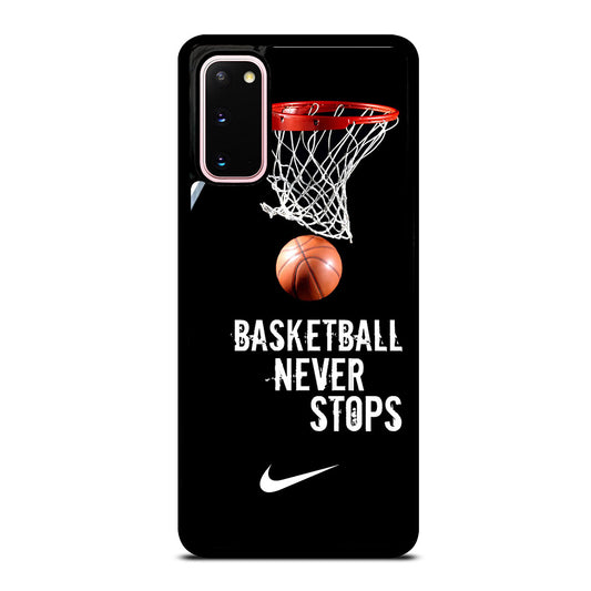 BASKETBALL NEVER STOPS NIKE 2 Samsung Galaxy S20 Case Cover