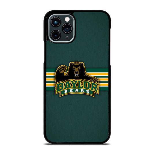 BAYLOR BEARS STRIPE LOGO iPhone 11 Pro Case Cover