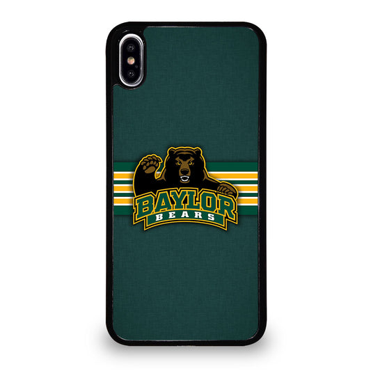 BAYLOR BEARS STRIPE LOGO iPhone XS Max Case Cover