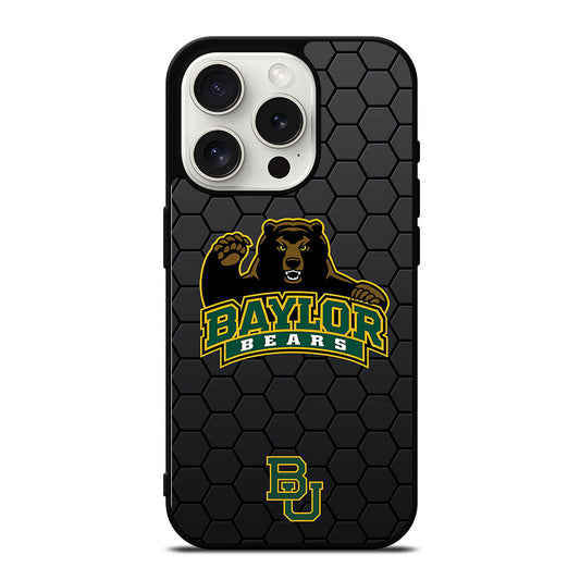 BAYLOR BEARS HEXAGON LOGO iPhone 15 Pro Case Cover