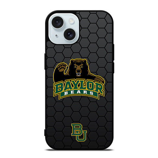 BAYLOR BEARS HEXAGON LOGO iPhone 15 Case Cover