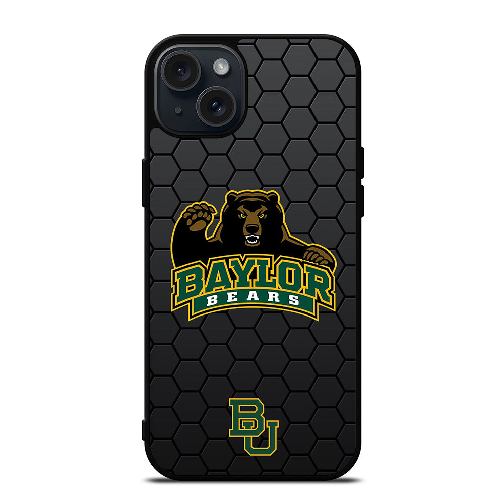 BAYLOR BEARS HEXAGON LOGO iPhone 15 Plus Case Cover
