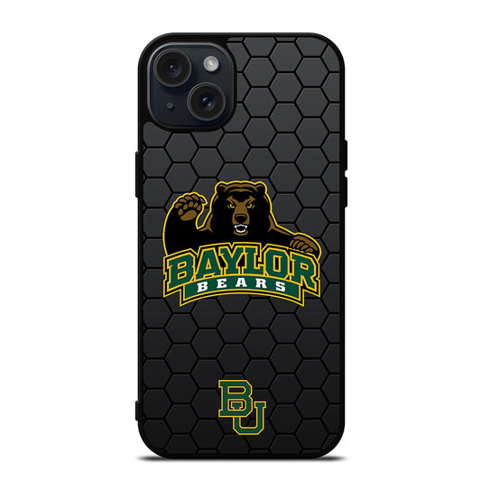 BAYLOR BEARS HEXAGON LOGO iPhone 15 Plus Case Cover