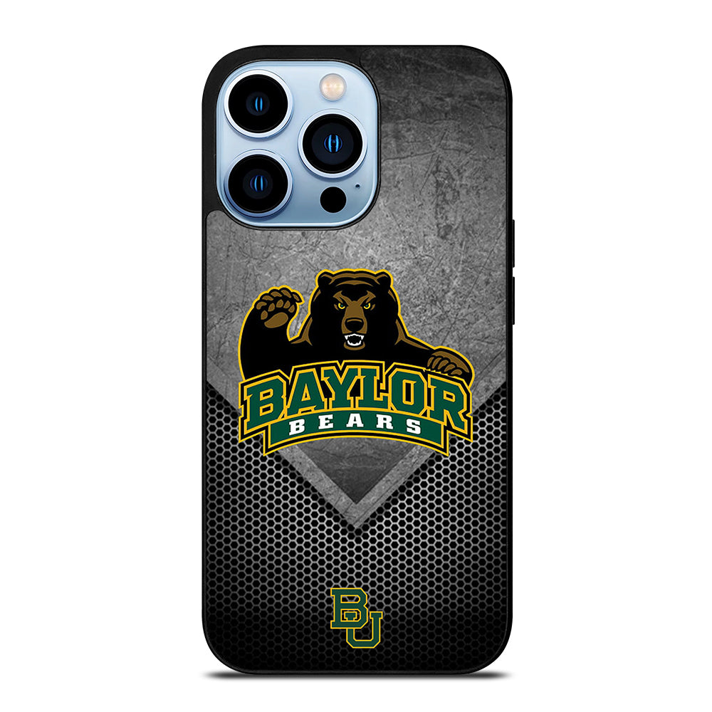 BAYLOR BEARS METAL LOGO iPhone 13 Pro Max Case Cover