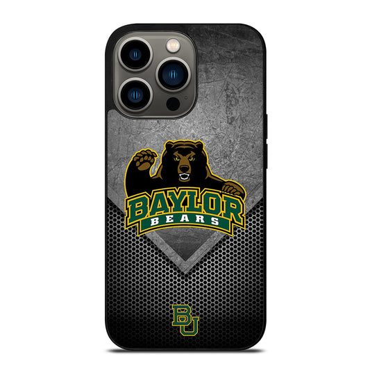 BAYLOR BEARS METAL LOGO iPhone 13 Pro Case Cover