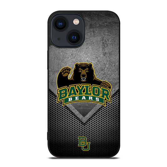 BAYLOR BEARS METAL LOGO iPhone 14 Plus Case Cover