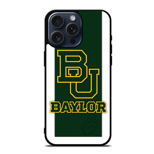 BAYLOR BEARS NBA LOGO 2 iPhone 15 Pro Max Case Cover