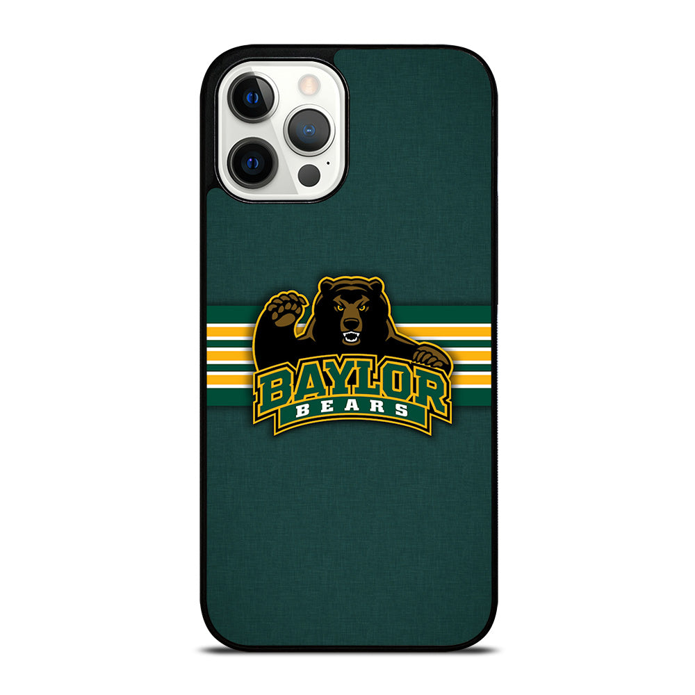 BAYLOR BEARS STRIPE LOGO iPhone 12 Pro Max Case Cover