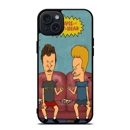 BEAVIS AND BUTT-HEAD CARTOON iPhone 15 Plus Case Cover