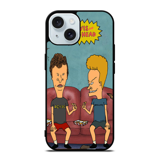 BEAVIS AND BUTT-HEAD CARTOON iPhone 15 Case Cover