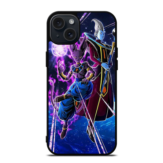 BEERUS AND WHIS DRAGON BALL iPhone 15 Plus Case Cover