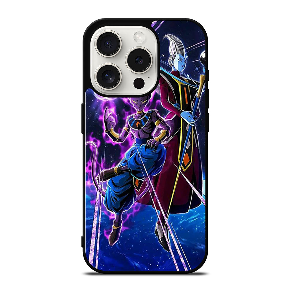 BEERUS AND WHIS DRAGON BALL iPhone 15 Pro Case Cover