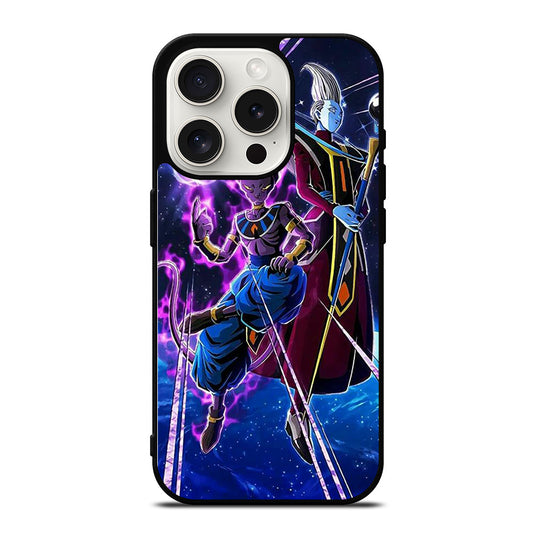 BEERUS AND WHIS DRAGON BALL iPhone 15 Pro Case Cover