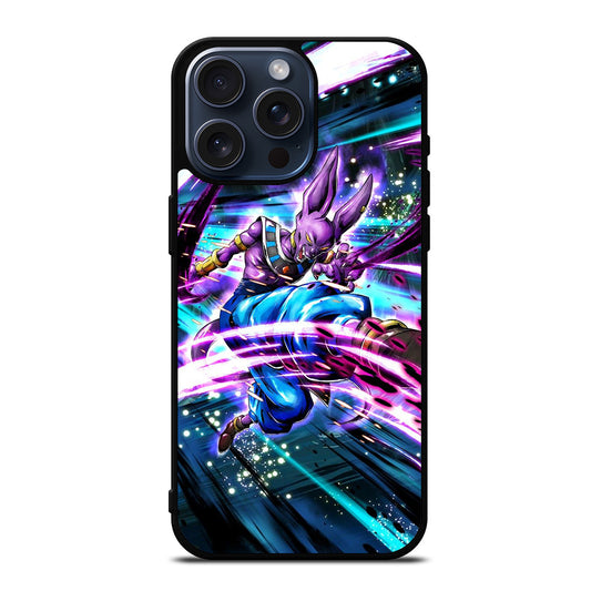 BEERUS DRAGON BALL SUPER iPhone 15 Pro Max Case Cover