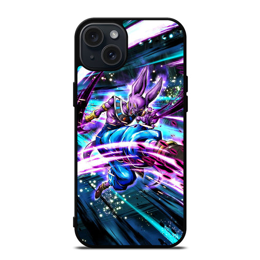 BEERUS DRAGON BALL SUPER iPhone 15 Plus Case Cover