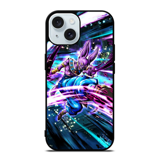 BEERUS DRAGON BALL SUPER iPhone 15 Case Cover