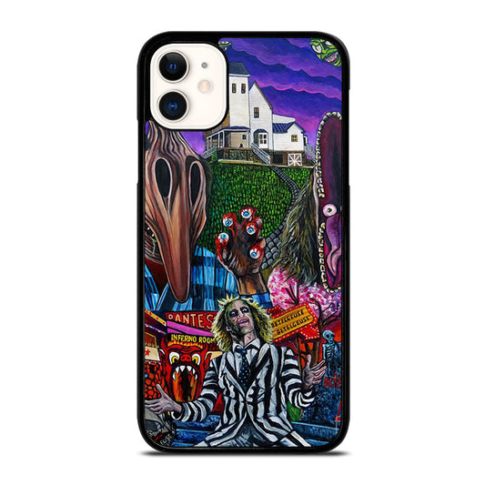 BEETLEJUICE TIM BURTON ART 2 iPhone 11 Case Cover