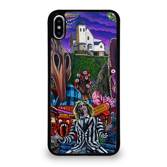 BEETLEJUICE TIM BURTON ART 2 iPhone XS Max Case Cover