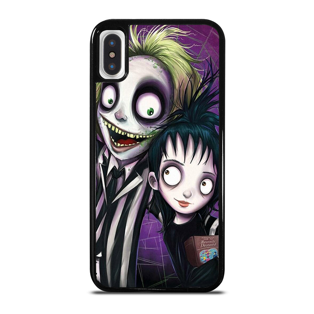 BEETLEJUICE TIM BURTON ART iPhone X / XS Case Cover