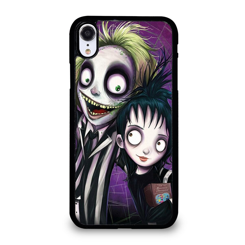 BEETLEJUICE TIM BURTON ART iPhone XR Case Cover