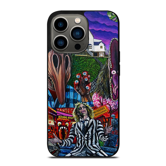 BEETLEJUICE TIM BURTON ART 2 iPhone 13 Pro Case Cover