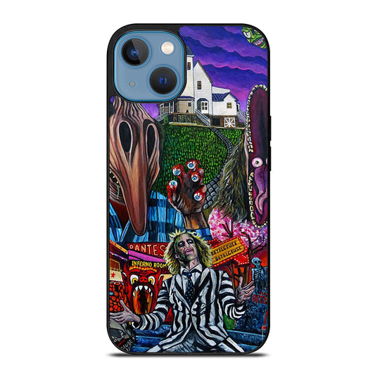 BEETLEJUICE TIM BURTON ART 2 iPhone 13 Case Cover