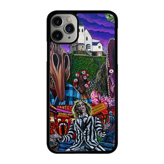 BEETLEJUICE TIM BURTON ART 2 iPhone 11 Pro Max Case Cover