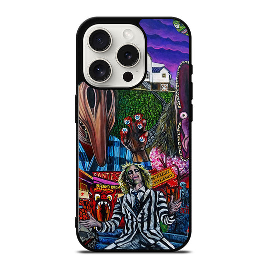 BEETLEJUICE TIM BURTON ART 2 iPhone 15 Pro Case Cover