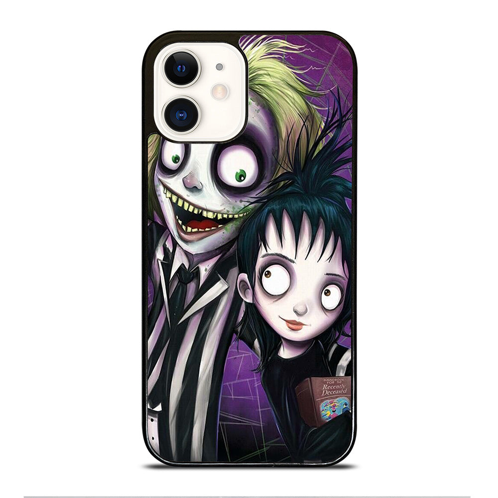 BEETLEJUICE TIM BURTON ART iPhone 12 Case Cover