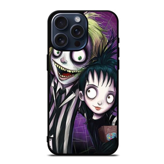 BEETLEJUICE TIM BURTON ART iPhone 15 Pro Max Case Cover