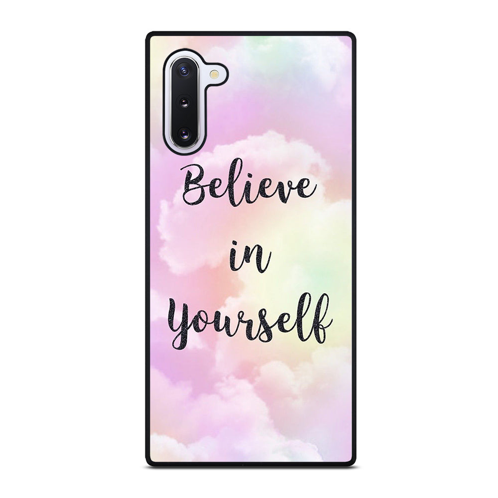 BELIEVE IN YOURSELF QUOTE SKY Samsung Galaxy Note 10 Case Cover