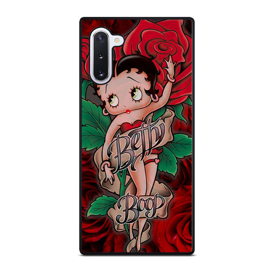 BETTY BOOP CARTOON FLOWER Samsung Galaxy Note 10 Case Cover