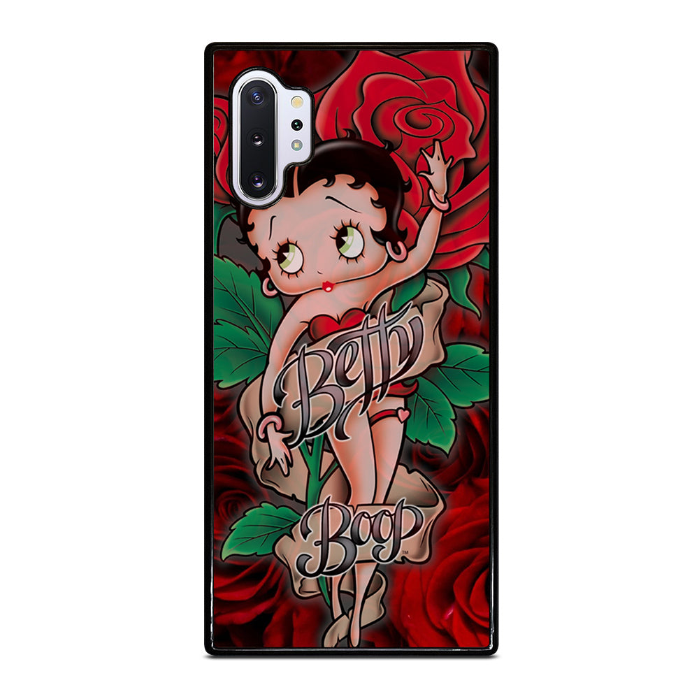 BETTY BOOP CARTOON FLOWER Samsung Galaxy Note 10 Plus Case Cover