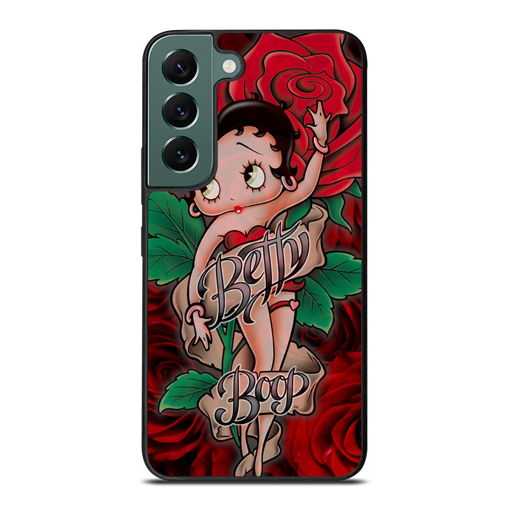 BETTY BOOP CARTOON FLOWER Samsung Galaxy S22 Case Cover