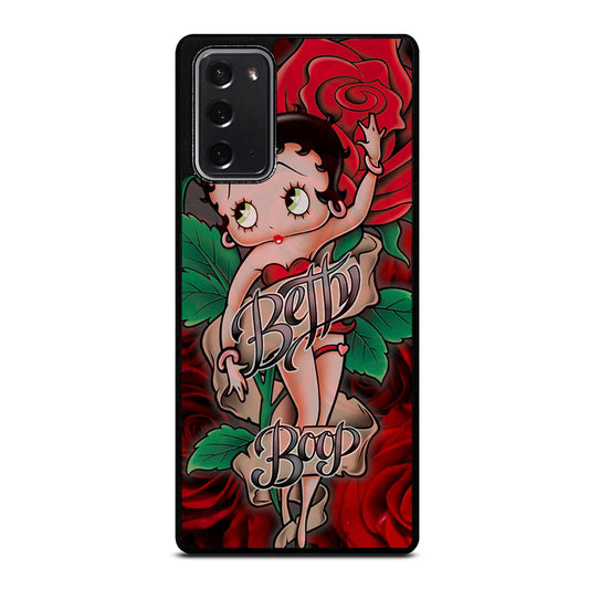 BETTY BOOP CARTOON FLOWER Samsung Galaxy Note 20 Case Cover