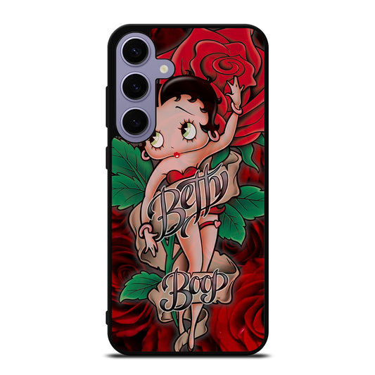 BETTY BOOP CARTOON FLOWER Samsung Galaxy S24 Plus Case Cover