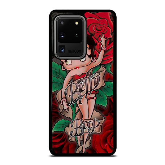 BETTY BOOP CARTOON FLOWER Samsung Galaxy S20 Ultra Case Cover
