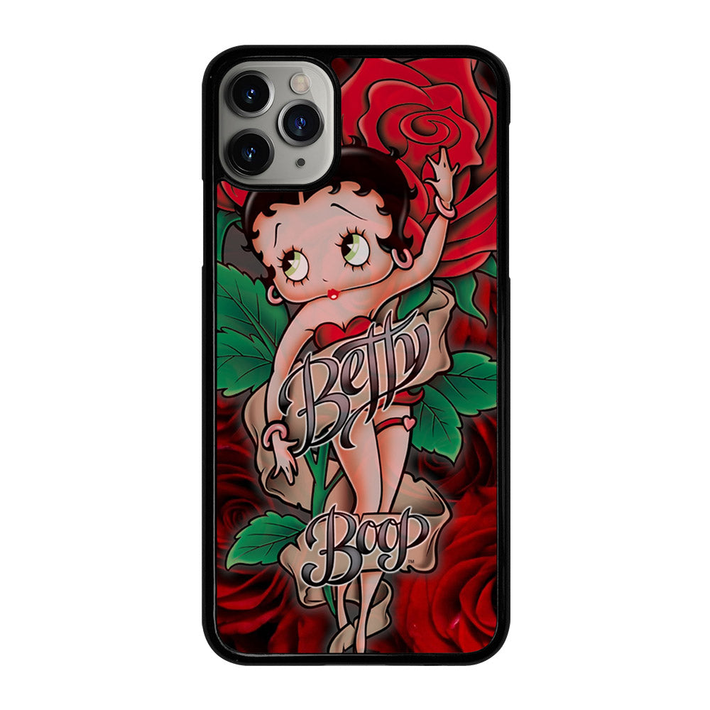 BETTY BOOP CARTOON FLOWER iPhone 11 Pro Max Case Cover