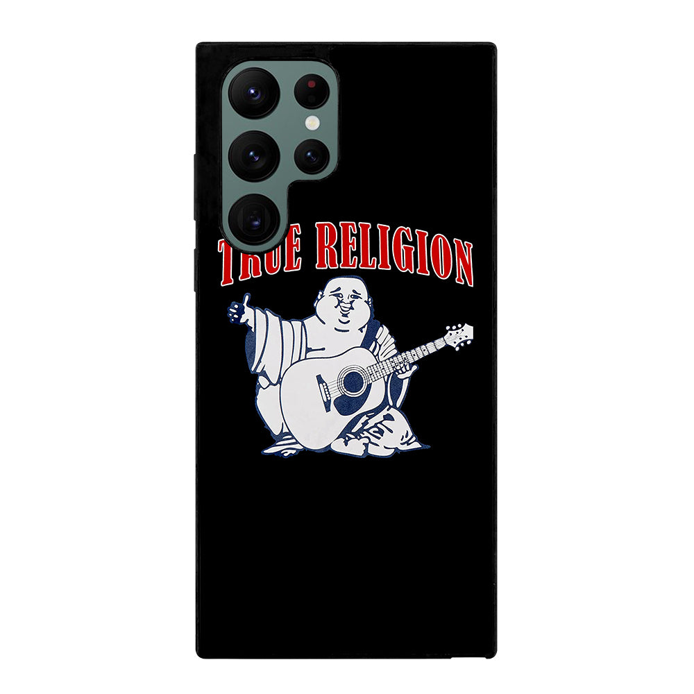 BIG BUDDHA TRUE RELIGION LOGO Samsung Galaxy S22 Ultra Case Cover