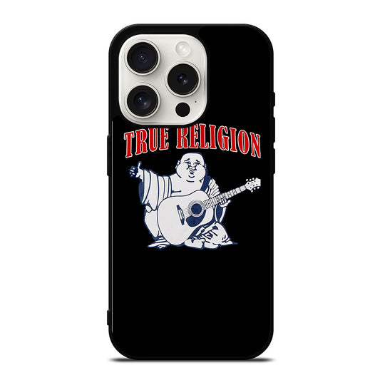 BIG BUDDHA TRUE RELIGION LOGO iPhone 15 Pro Case Cover