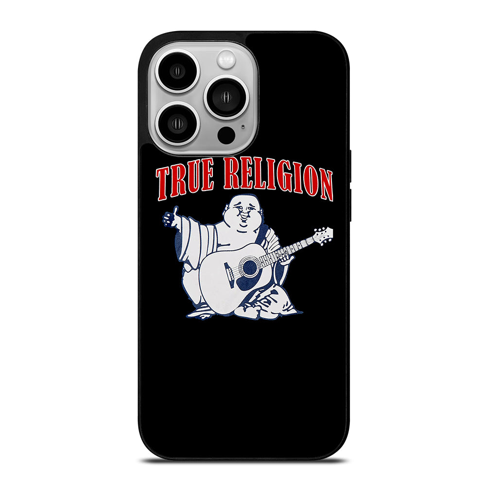 BIG BUDDHA TRUE RELIGION LOGO iPhone 14 Pro Case Cover