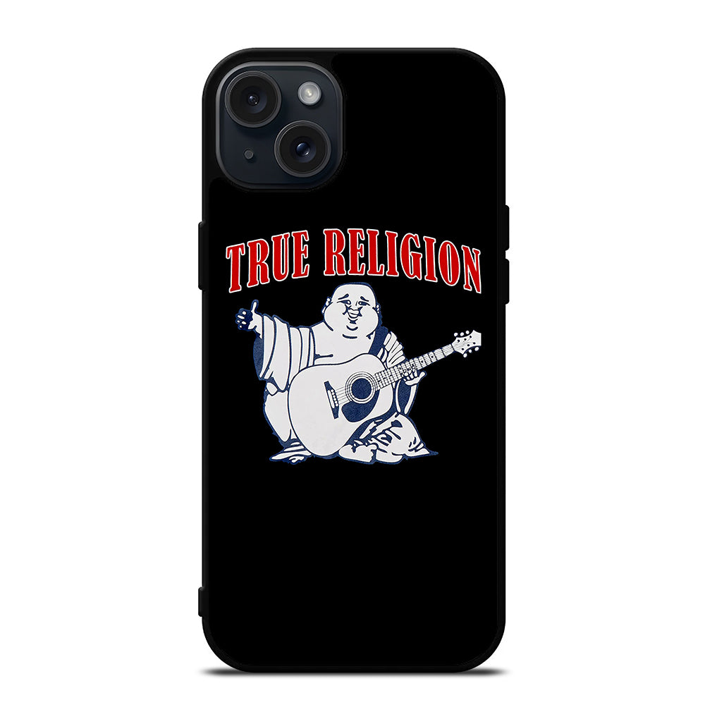 BIG BUDDHA TRUE RELIGION LOGO iPhone 15 Plus Case Cover