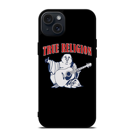 BIG BUDDHA TRUE RELIGION LOGO iPhone 15 Plus Case Cover