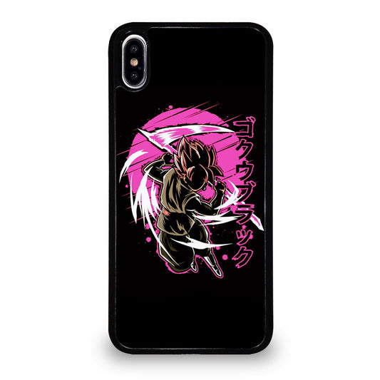 BLACK GOKU DRAGON BALL ANIME 3 iPhone XS Max Case Cover