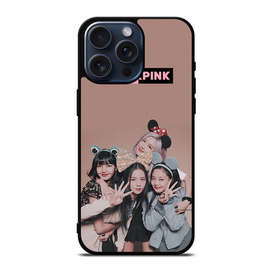 BLACKPINK KPOP GROUP iPhone 15 Pro Max Case Cover
