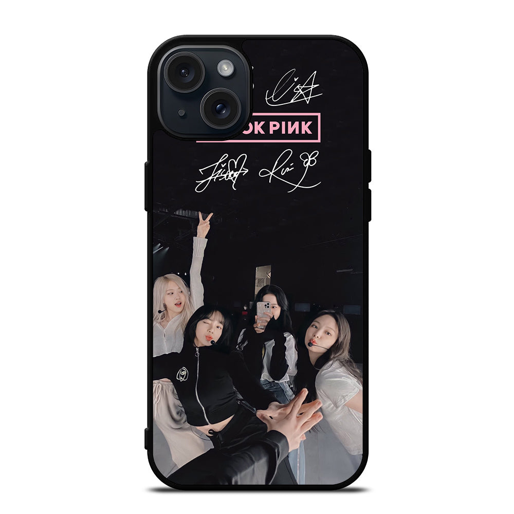 BLACKPINK SIGNATURE iPhone 15 Plus Case Cover