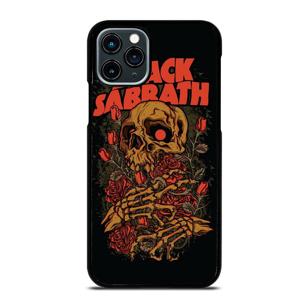 BLACK SABBATH SKULL ROSE LOGO iPhone 11 Pro Case Cover