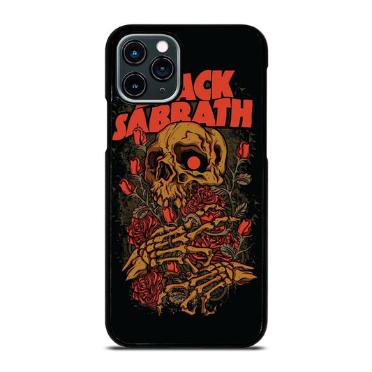 BLACK SABBATH SKULL ROSE LOGO iPhone 11 Pro Case Cover