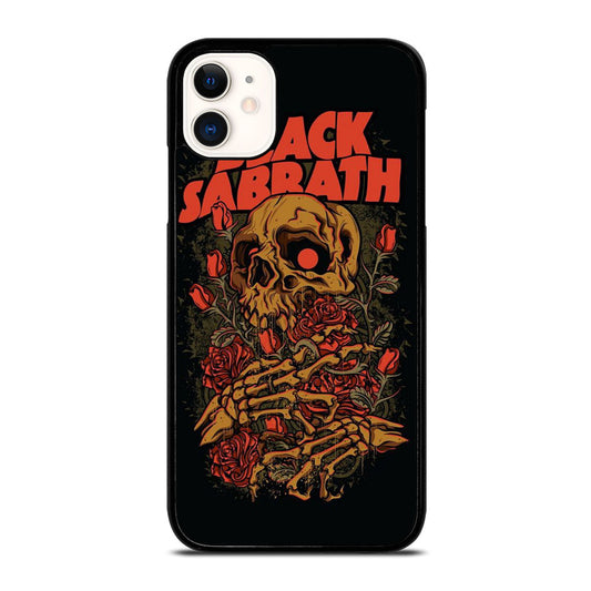 BLACK SABBATH SKULL ROSE LOGO iPhone 11 Case Cover