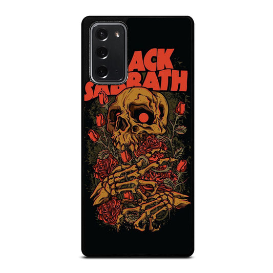 BLACK SABBATH SKULL ROSE LOGO Samsung Galaxy Note 20 Case Cover